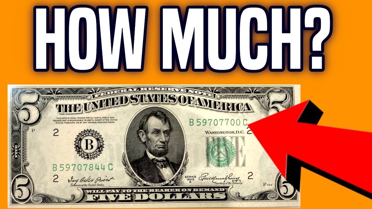 1995 $5 Bill